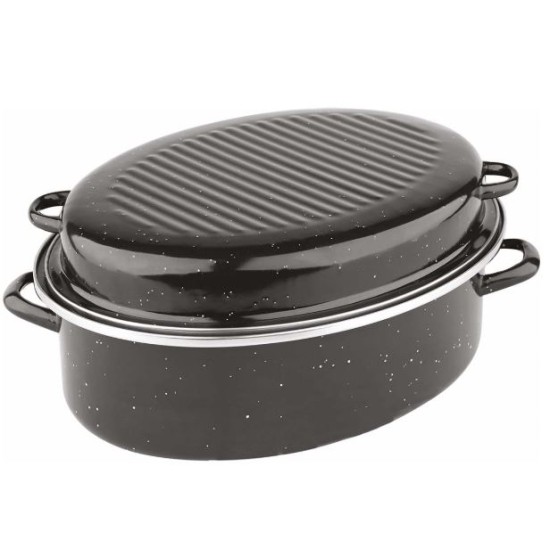 Γάστρα εμαγιέ τύπου Αμερικής 38x27εκ. 6L