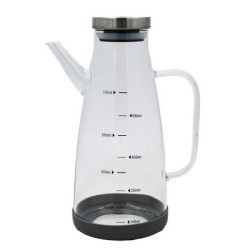 Δοχείο λαδιού γυάλινο με αντιολισθητική βάση και διαγράμμιση 750ml