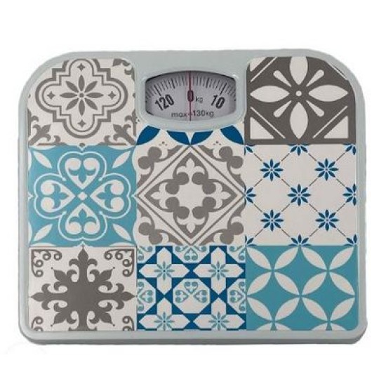 Ζυγαριά μπάνιου αναλογική 24x26εκ. έως 130κιλά