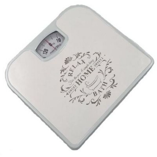 Ζυγαριά μπάνιου αναλογική 24x26εκ. έως 130κιλά