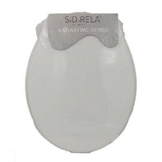 Καπάκι τουαλέτας πλαστικό PP λευκό 43x36εκ.