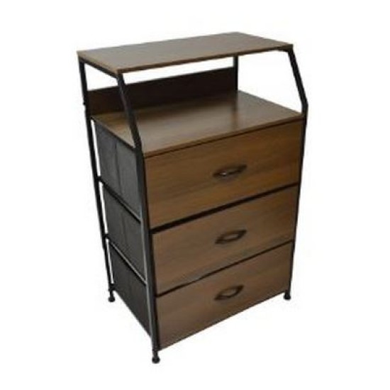 Έπιπλο με 3 συρτάρια μέταλλο/mdf/συνθετικό 60x39x96εκ. Tiger