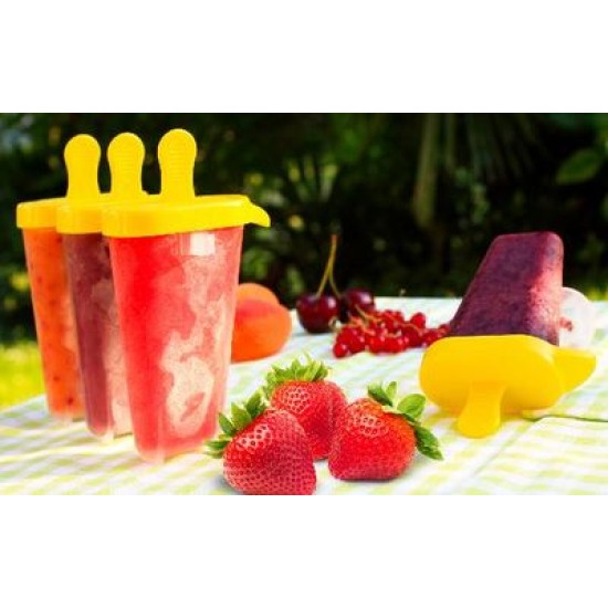 Σετ 4 φόρμες για γρανίτα/παγωτού πλαστικές 90ml