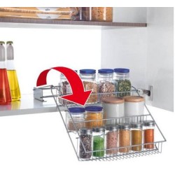 Σύστημα αποθήκευσης ντουλαπιού για μπαχαρικά/βάζα polytherm 33x28x11εκ. Up&Down