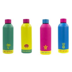 Θερμός ανοξείδωτο μονό τοίχωμα 4 αποχρώσεις 0.75L Fluo