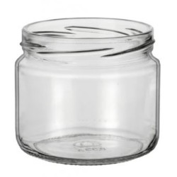 Βάζο γυάλινο κομπόστας 380ml Φ82