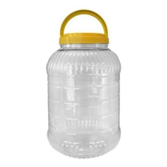 Δοχείο αποθήκευσης τροφίμων PET με πώμα 5 κιλά