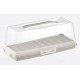 Τουρτιέρα ορθογώνια πλαστική 37x18x14εκ.