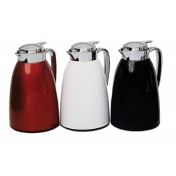 Κανάτα ισοθερμική ανοξείδωτο/γυαλί ψηλή 3 χρώματα 1L