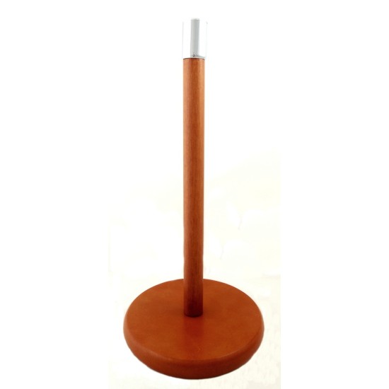 Βάση για χαρτί κουζίνας ξύλινη καστανί