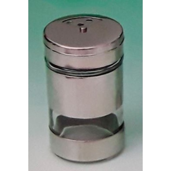 Βάζο για μπαχαρικά γυαλί/μέταλλο 110ml
