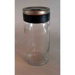 Βάζο για μπαχαρικά γυαλί/μέταλλο 5,5x13εκ. 220ml