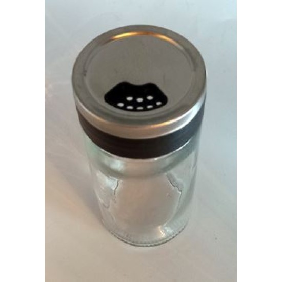 Βάζο για μπαχαρικά γυαλί/μέταλλο 5,5x13εκ. 220ml