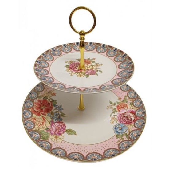 Ορντεβιέρα 2όροφη πορσελάνης 27x24εκ.