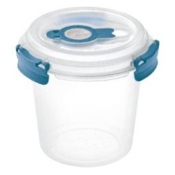 Φαγητοδοχείο πλαστικό μπλε 640ml «Fresh System»