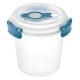 Φαγητοδοχείο πλαστικό μπλε 640ml «Fresh System»