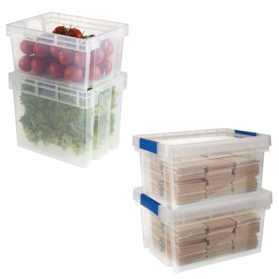 Κουτί αποθήκευσης πλαστικό βαρέως τύπου 40x30x20εκ. 20L Heavy Duty