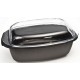 Γάστρα αντικολλητική επαγωγική με πυρίμαχο καπάκι 40x21x16εκ. 6L