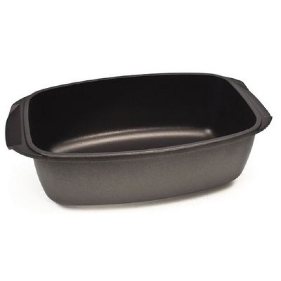 Γάστρα αντικολλητική επαγωγική με πυρίμαχο καπάκι 40x21x16εκ. 6L