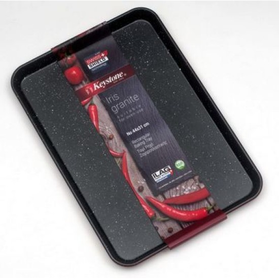 Ταψί ζαχαροπλαστικής αντικολλητικό 44,5x32x2,5εκ. Iris Granite