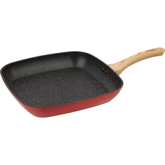 Ψηστιέρα ηλεκτρική αντικολλητική 3mm 28x28εκ. Iris Granite