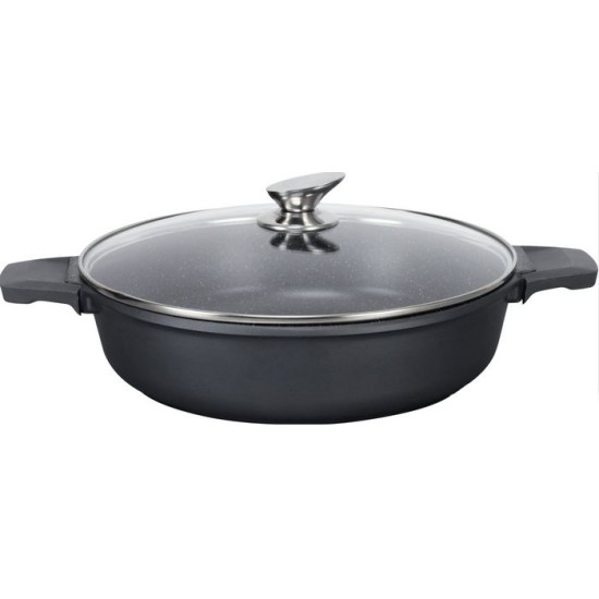 Ημίχυτρα αντικολλητική επαγωγική 4mm 32x8,6εκ. 5.8L Premium Lava