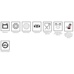 Τηγάνι αντικολλητικό επαγγελματικό με ανοξείδωτη λαβή 28x5,6εκ.