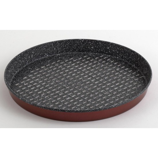 Ταψί πίτσας αντικολλητικό διάτρητο 28x2εκ. Hermes