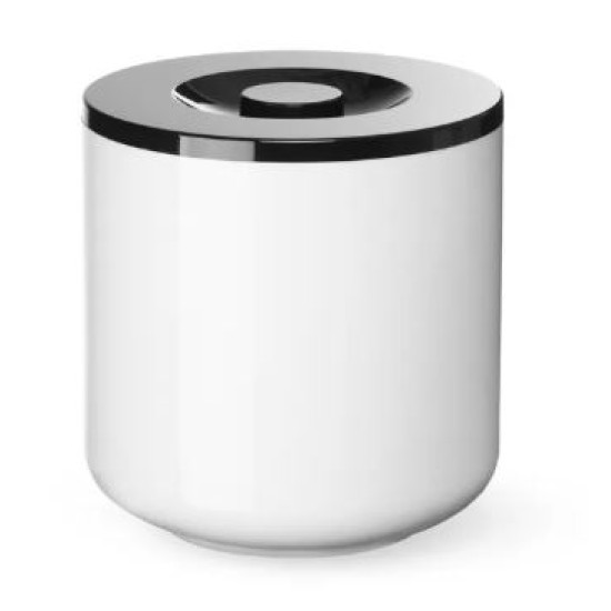 Παγοδοχείο πλαστικό λευκό/μαύρο 10L