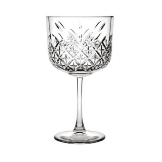 Ποτήρι κοκτέιλ γυάλινο με σκάλισμα 500ml Timeless