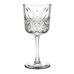 Ποτήρι κρασιού κολωνάτο με σκάλισμα 33cl Timeless