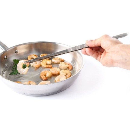 Λαβίδα σεφ γενικής χρήσης ανοξείδωτη 18/0 16εκ.