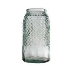 Ανθοδοχείο γυάλινο 15x28εκ. 3.6L Diamante