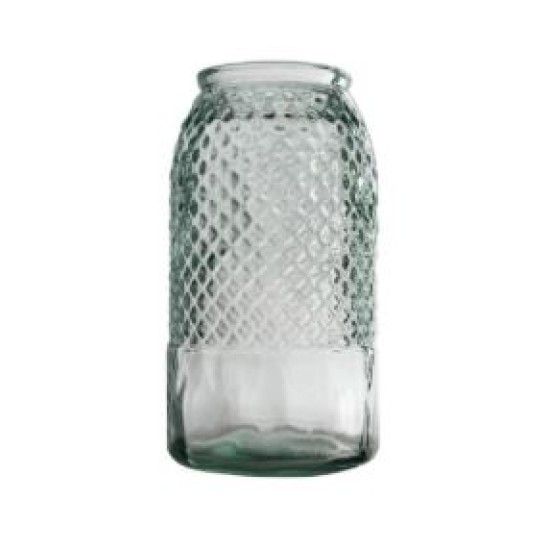 Ανθοδοχείο γυάλινο 15x28εκ. 3.6L Diamante