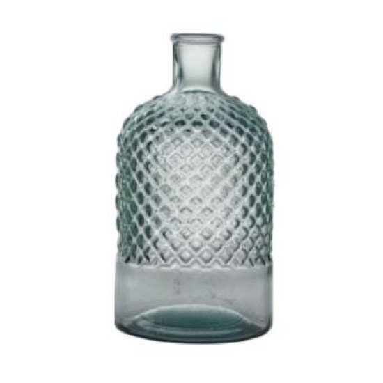 Ανθοδοχείο γυάλινο 12x22εκ. Retro Diamante