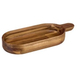 Μπωλ με χερούλι ξύλο ακακίας 37x15x5εκ.