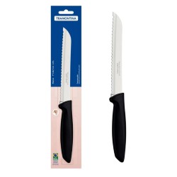 Μαχαίρι ψωμιού μαύρη λαβή 17,8εκ. λάμα Plenus