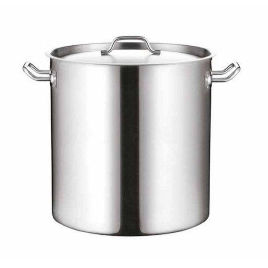 Μαρμίτα με καπάκι ανοξείδωτη 201 0.8mm 45x45εκ. 71.5L