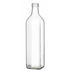 Μπουκάλι γυάλινο τετράγωνο Φ31,5χιλ. 250ml MARASCA