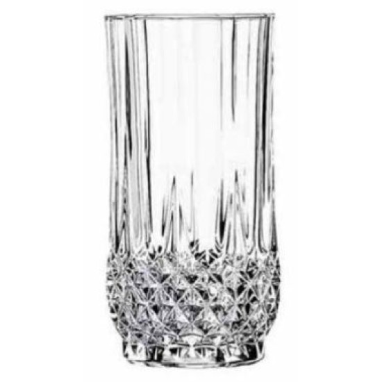 Ποτήρι νερού γυάλινο με σκάλισμα τύπου Loxan 350ml