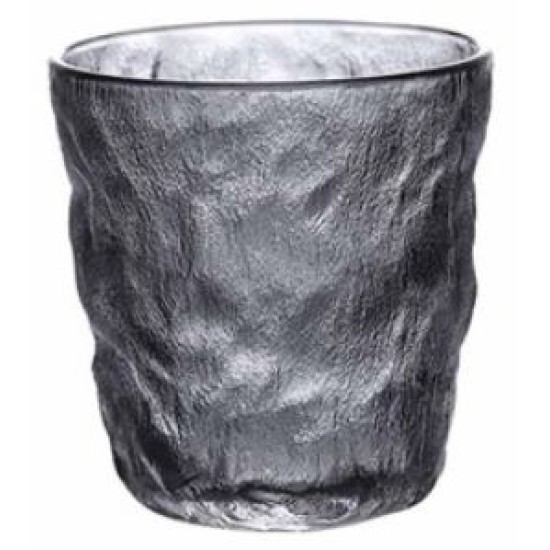 Ποτήρι νερού γυάλινο μαύρο 310ml «Μήλος»