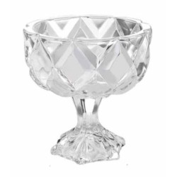 Κουπ με πόδι γυάλινο 17,5x18εκ. Vogue