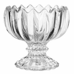 Μπωλ με πόδι γυάλινο 13x16εκ. «Waterlily»