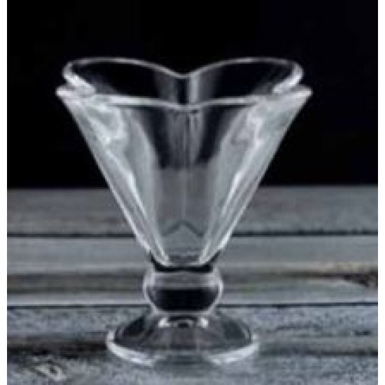 Μπωλ παγωτού με πόδι γυάλινο 160ml ΜΑΡΓΑΡΙΤΑ