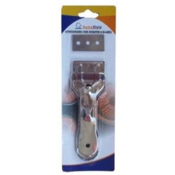 Ξύστρα εστίας μεταλλική με 4 ανταλλακτικές λεπίδες