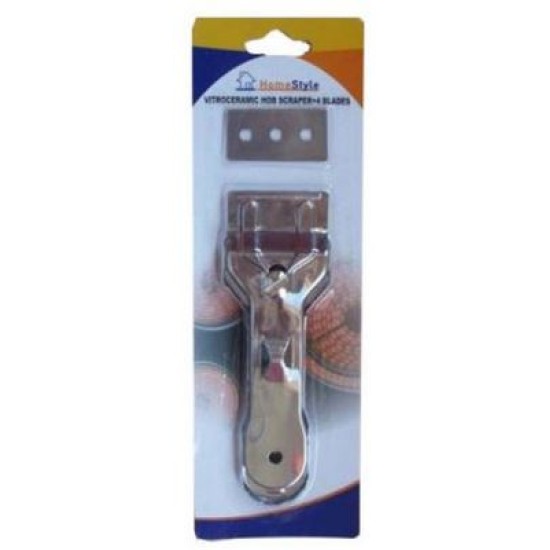 Ξύστρα εστίας μεταλλική με 4 ανταλλακτικές λεπίδες