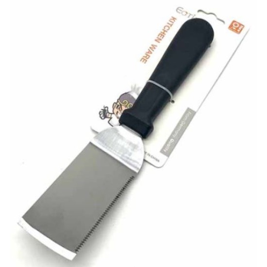 Σπάτουλα-μαχαίρι ανοξείδωτη σπαστή με πλαστική λαβή 24,5εκ.