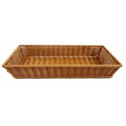 Καλάθι-πανέρι rattan ενισχυμένο 52x32x8,7εκ.