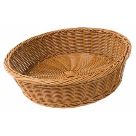 Καλάθι-πανέρι rattan ενισχυμένο 40x11εκ.