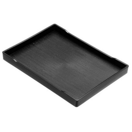 Δίσκος παρουσίασης πλαστικός μαύρος 34x24εκ.
